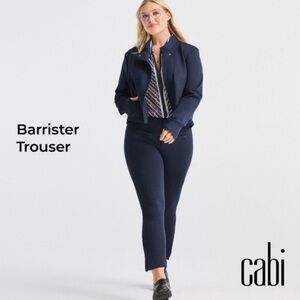CAbi Midnight Blue 2 Piece Set Includes Barrister Trouser & Admiral Jacket
